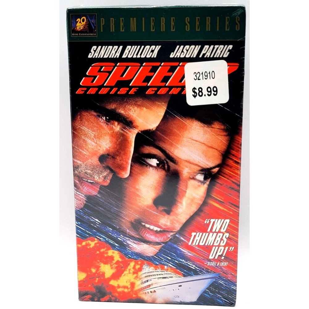 SPEED 2 FACTORY SEALED VHS‎ MOVIE WARNER BROS. WATERMARK SANDRA BULLOCK